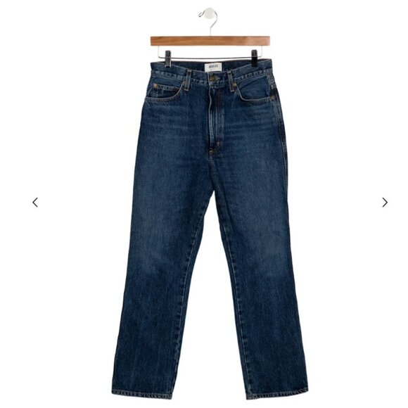 AGOLDE Pinch Waist High Waisted Straight Leg Jeans - Picture 1 of 9